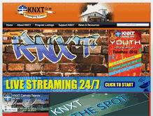 Tablet Screenshot of knxt.tv